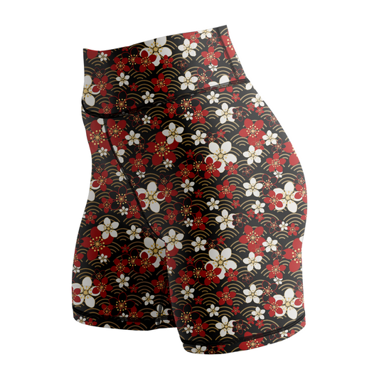 Dark Cherry Women's BJJ Shorts Spats