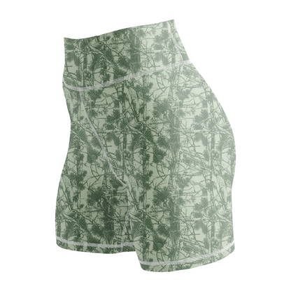 Green Forest Camo Women's BJJ Rash Guard