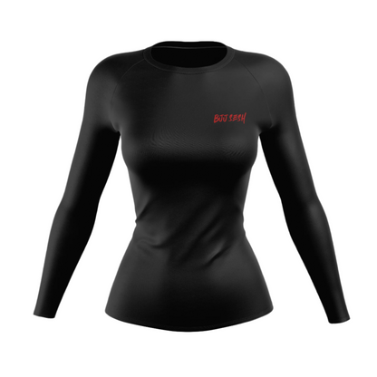 Feel the Good Vibes Women's BJJ Rash Guard