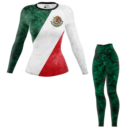 Mexico Women's BJJ Rash Guard