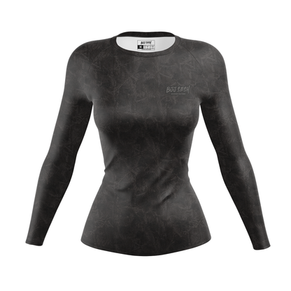 Midnight Forest Camo Women's BJJ Rash Guard