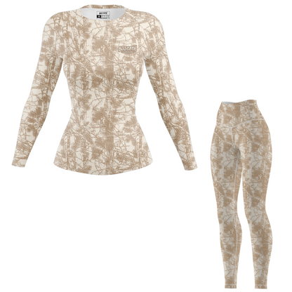 Desert Forest Camo Women's BJJ Rash Guard