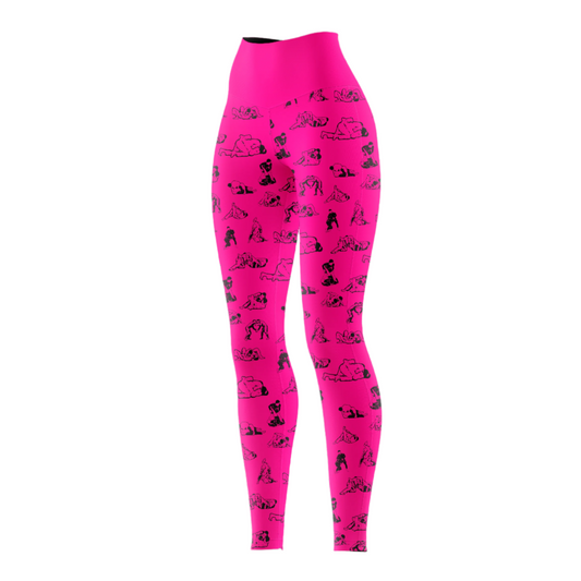 Black Pink Jiu Jitsu Women's BJJ Spats