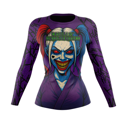 Casually Undiagnosed Women's BJJ Rash Guard