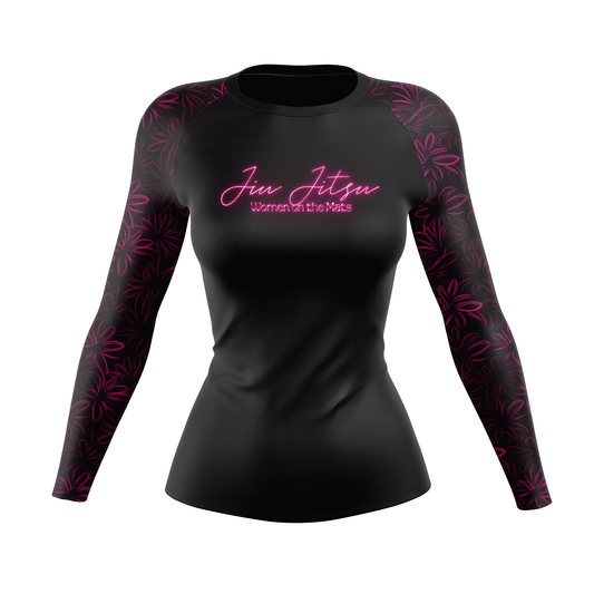 Women on the Mats Women’s BJJ Rash Guard