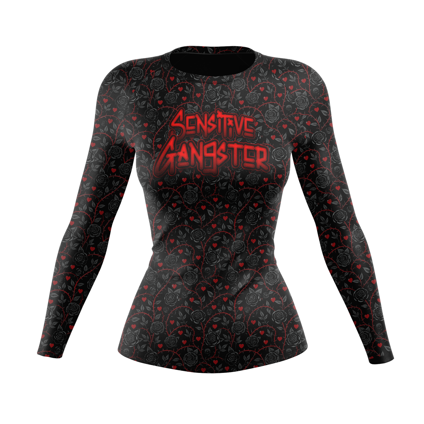 Sensitive Gangster Women's BJJ Rash Guard