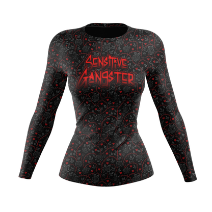 Sensitive Gangster Women's BJJ Rash Guard