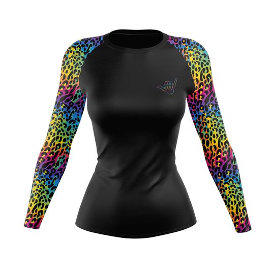 Colorful Savage Women's BJJ Rash Guard