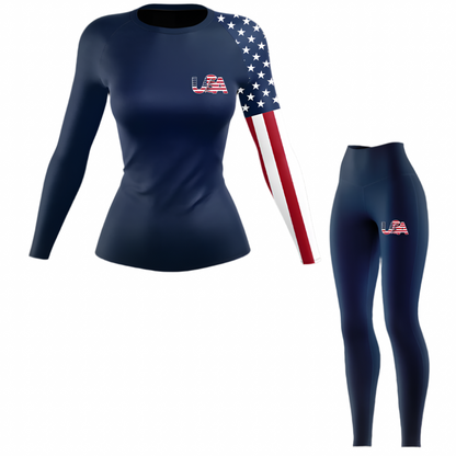 United States Women's BJJ Rash Guard