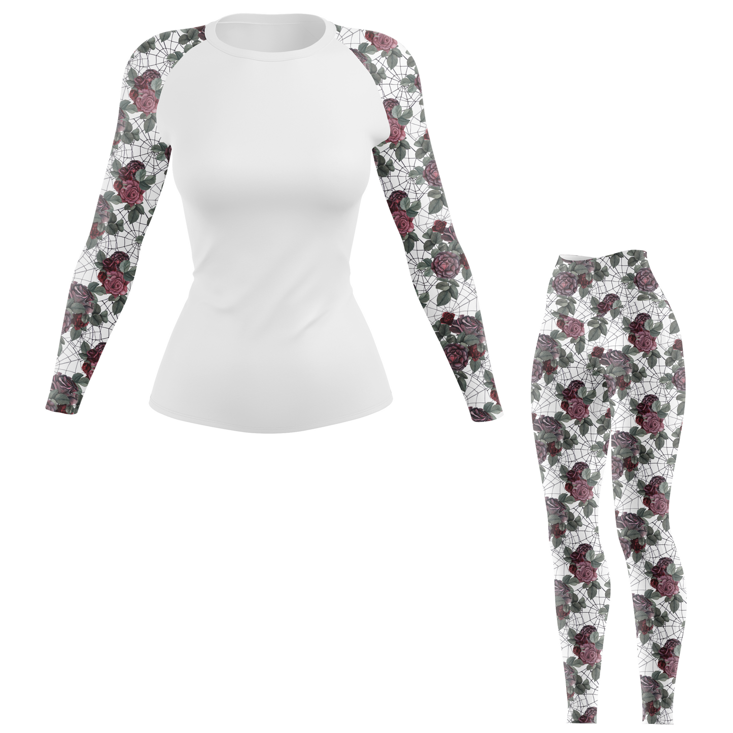 Spider Rose Women's BJJ Rash Guard