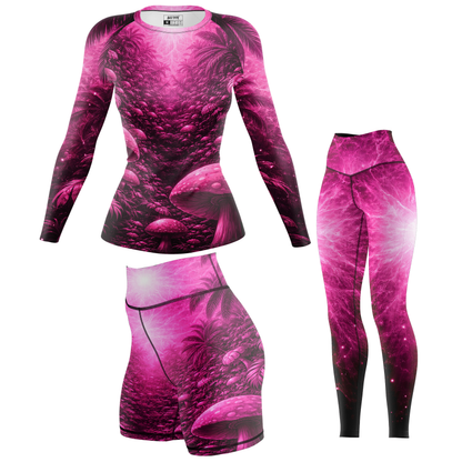 Pink Paradise Women's BJJ Rash Guard