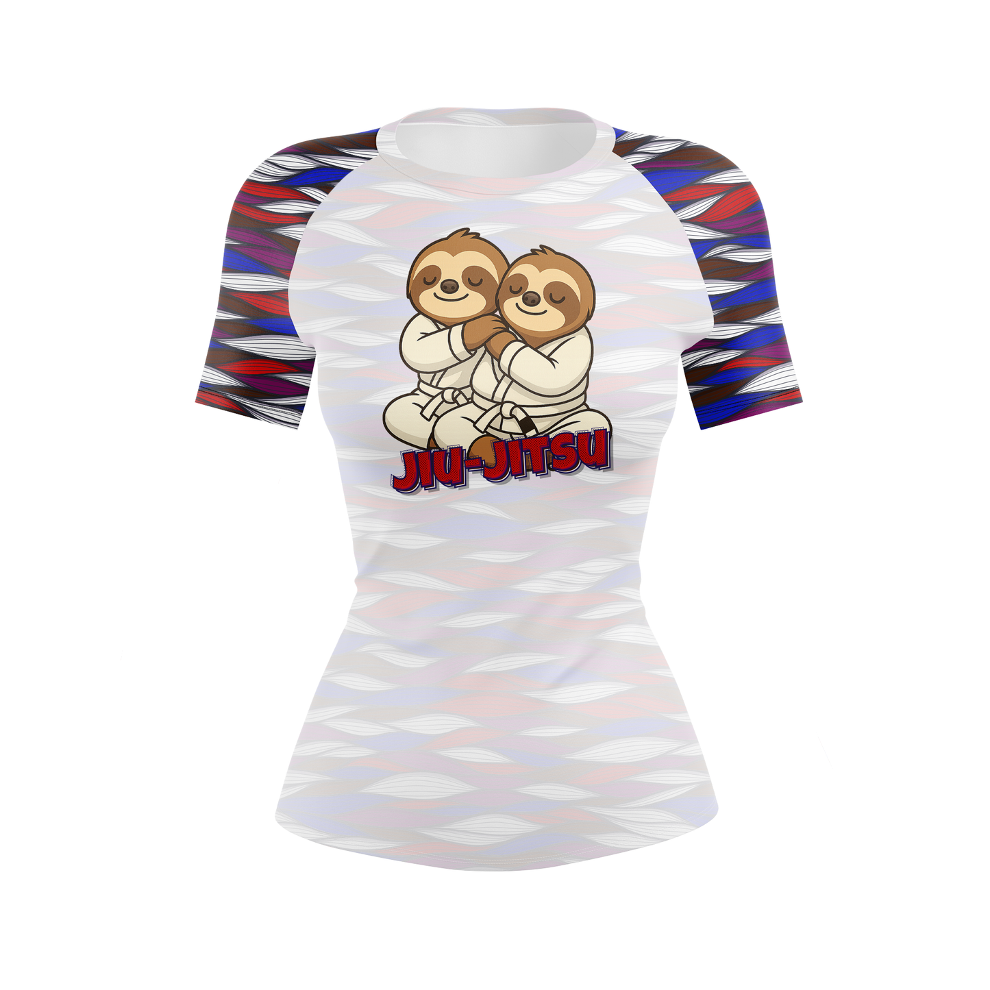 Sloth Jiu Jitsu Women's BJJ Rash Guard - Shortsleeve