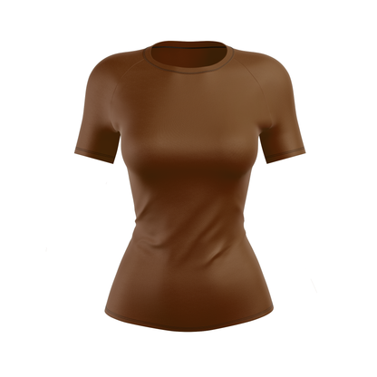 Mocha Women's BJJ Rash Guard