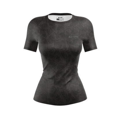Midnight Forest Camo Women's BJJ Rash Guard