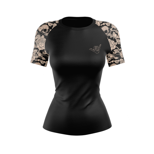 Choke Garden Women's BJJ Rash Guard - Shortsleeve