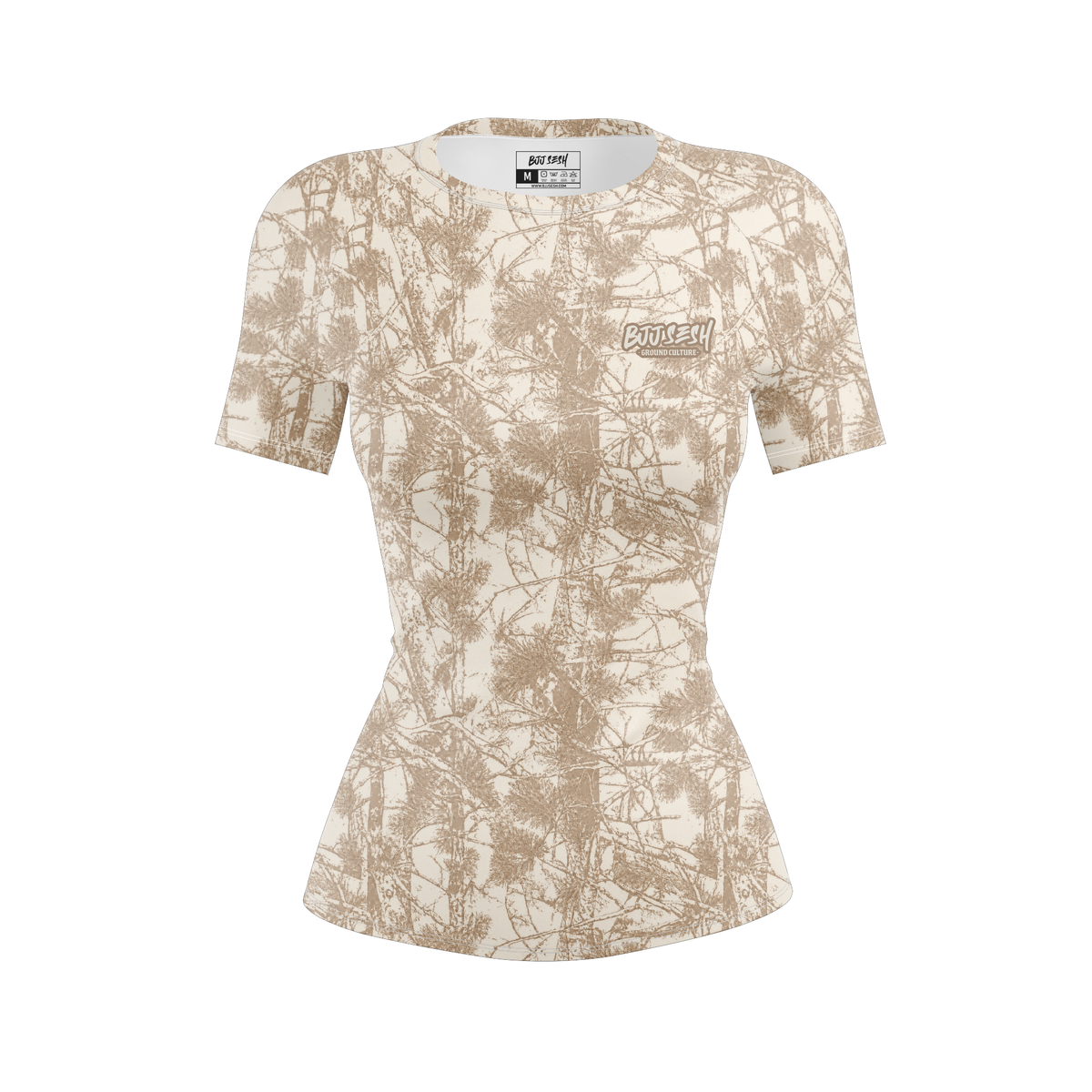 Desert Forest Camo Women's BJJ Rash Guard