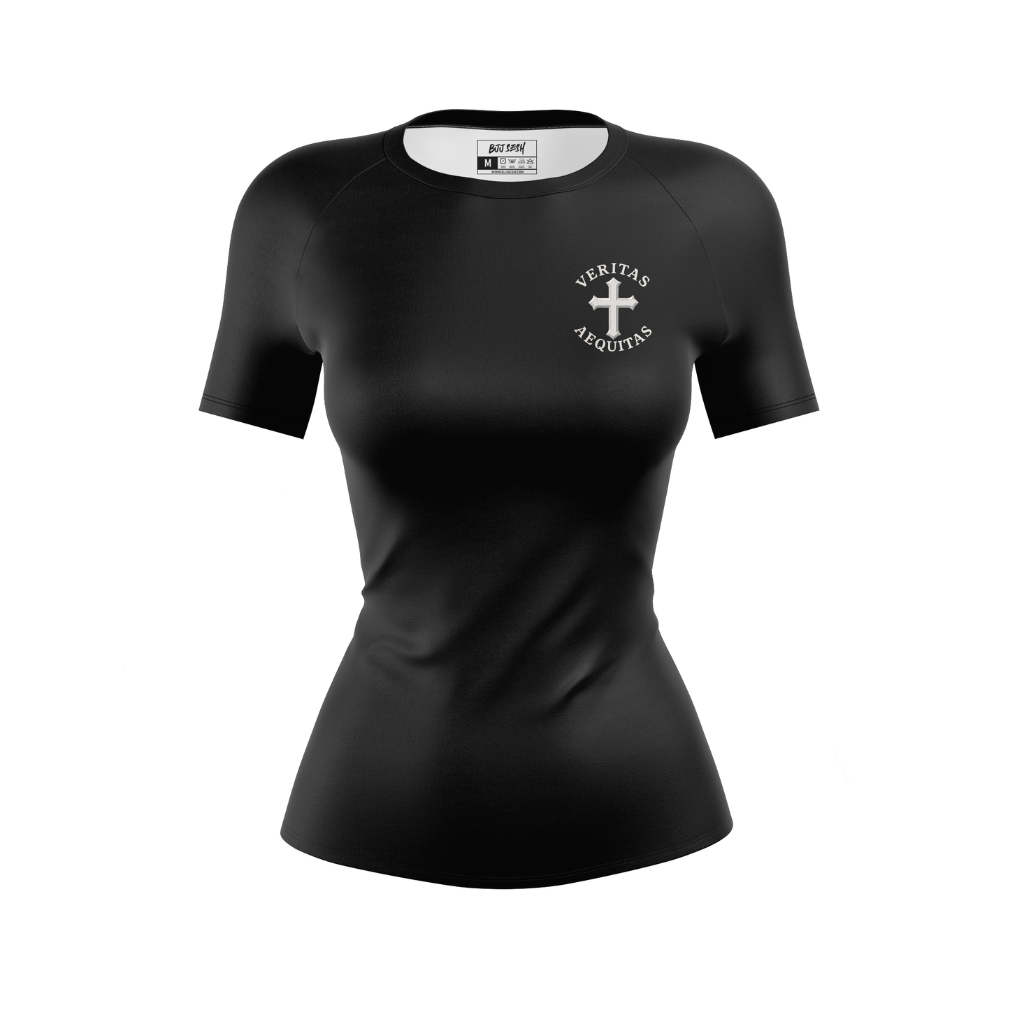 Truth and Justice Women's BJJ Rash Guard - Short Sleeve