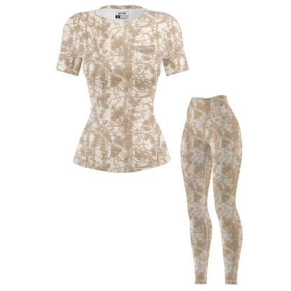 Desert Forest Camo Women's BJJ Rash Guard