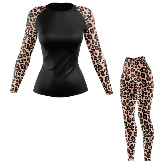 Leopard Takedown Women's BJJ Rash Guard