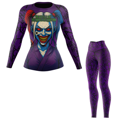 Casually Undiagnosed Women's BJJ Rash Guard