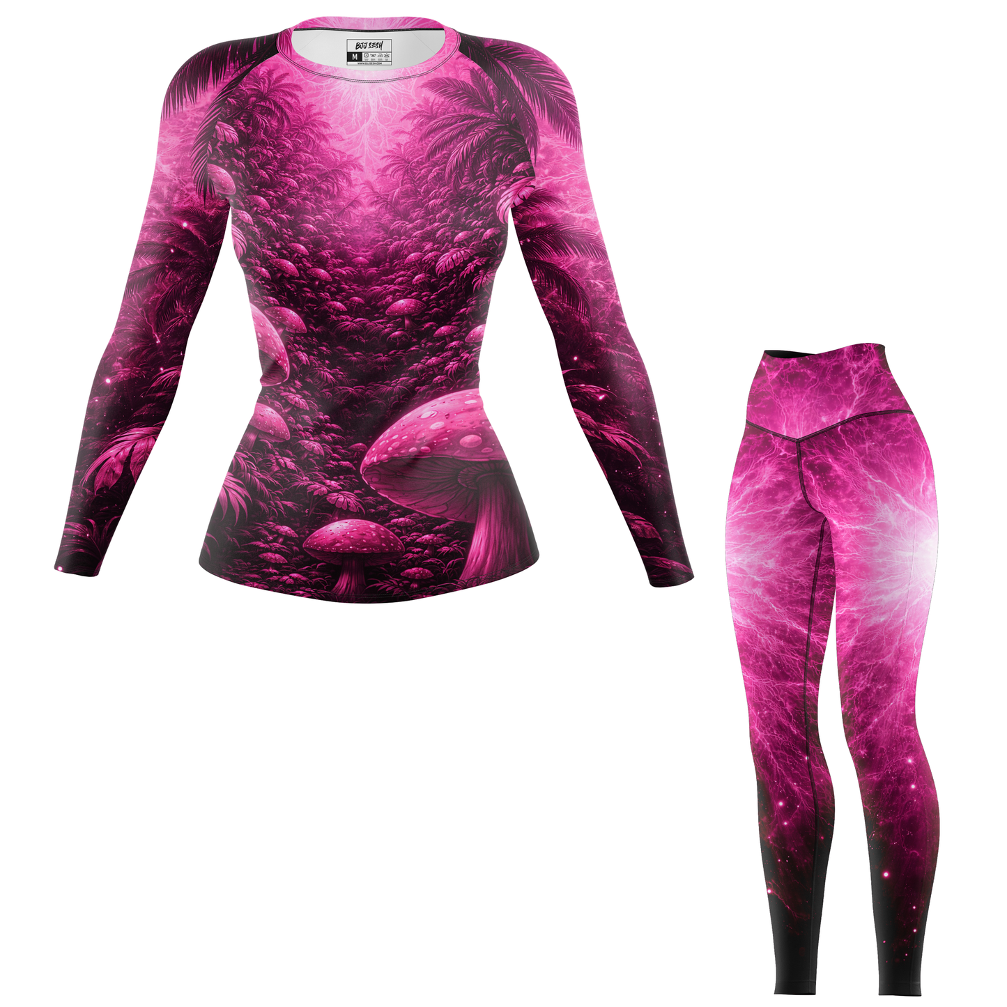 Pink Paradise Women's BJJ Rash Guard