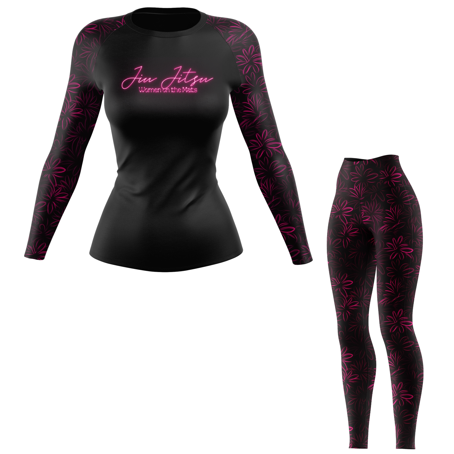 Women on the Mats Women’s BJJ Rash Guard