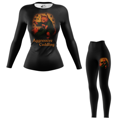 Aggressive Cuddling Women's BJJ Rash Guard
