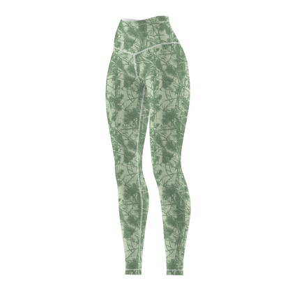 Green Forest Camo Women's BJJ Rash Guard