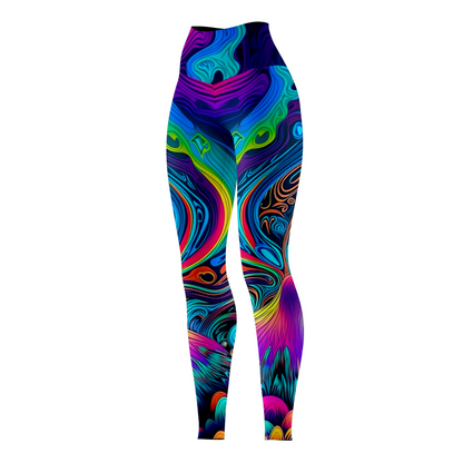 Psychedelic Lock Women's BJJ Rash Guard - Short Sleeve