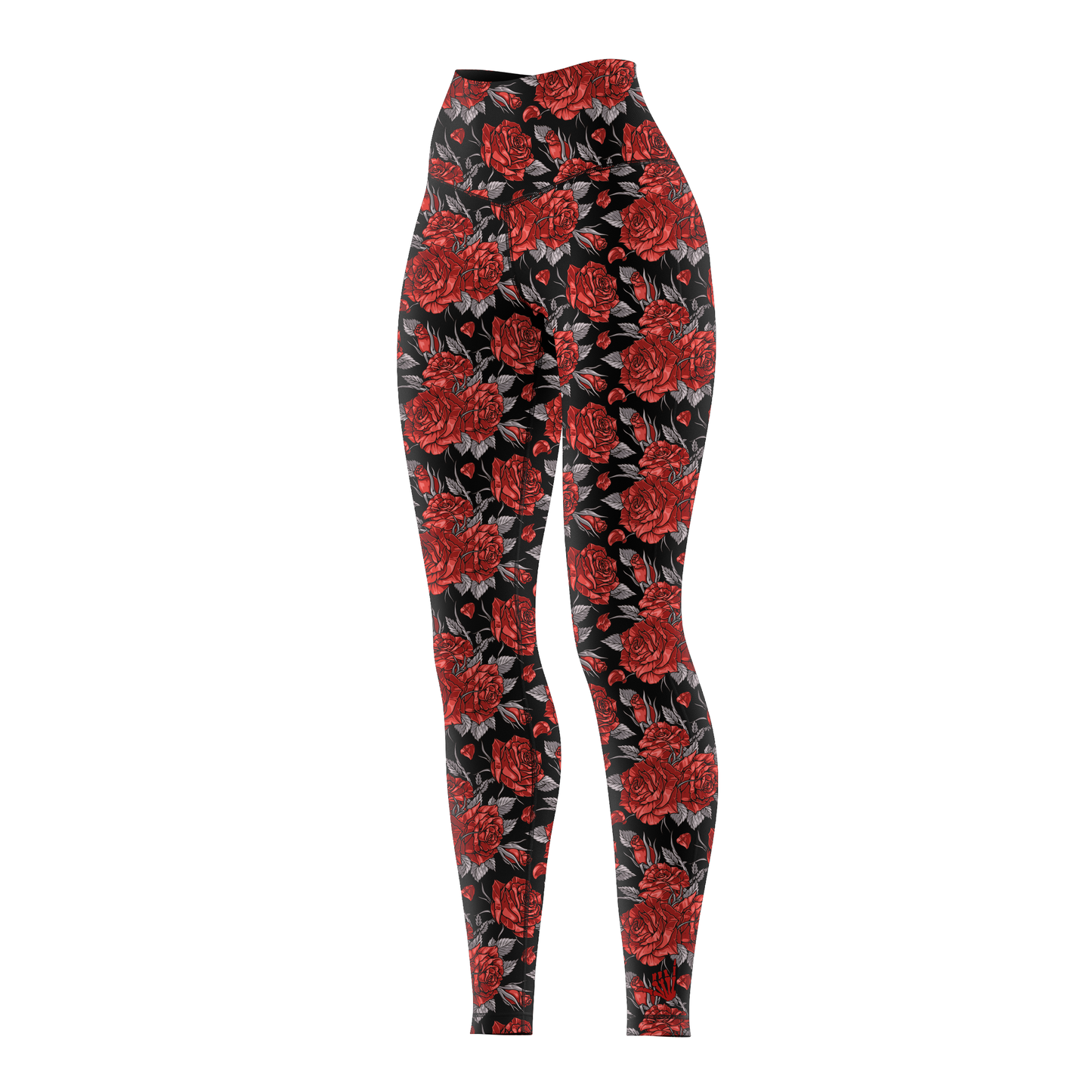 Red Death Rose Women's BJJ Rash Guard - Short Sleeve
