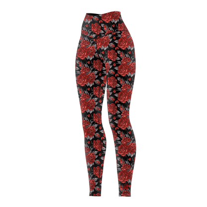 Red Death Rose Women's BJJ Rash Guard - Short Sleeve