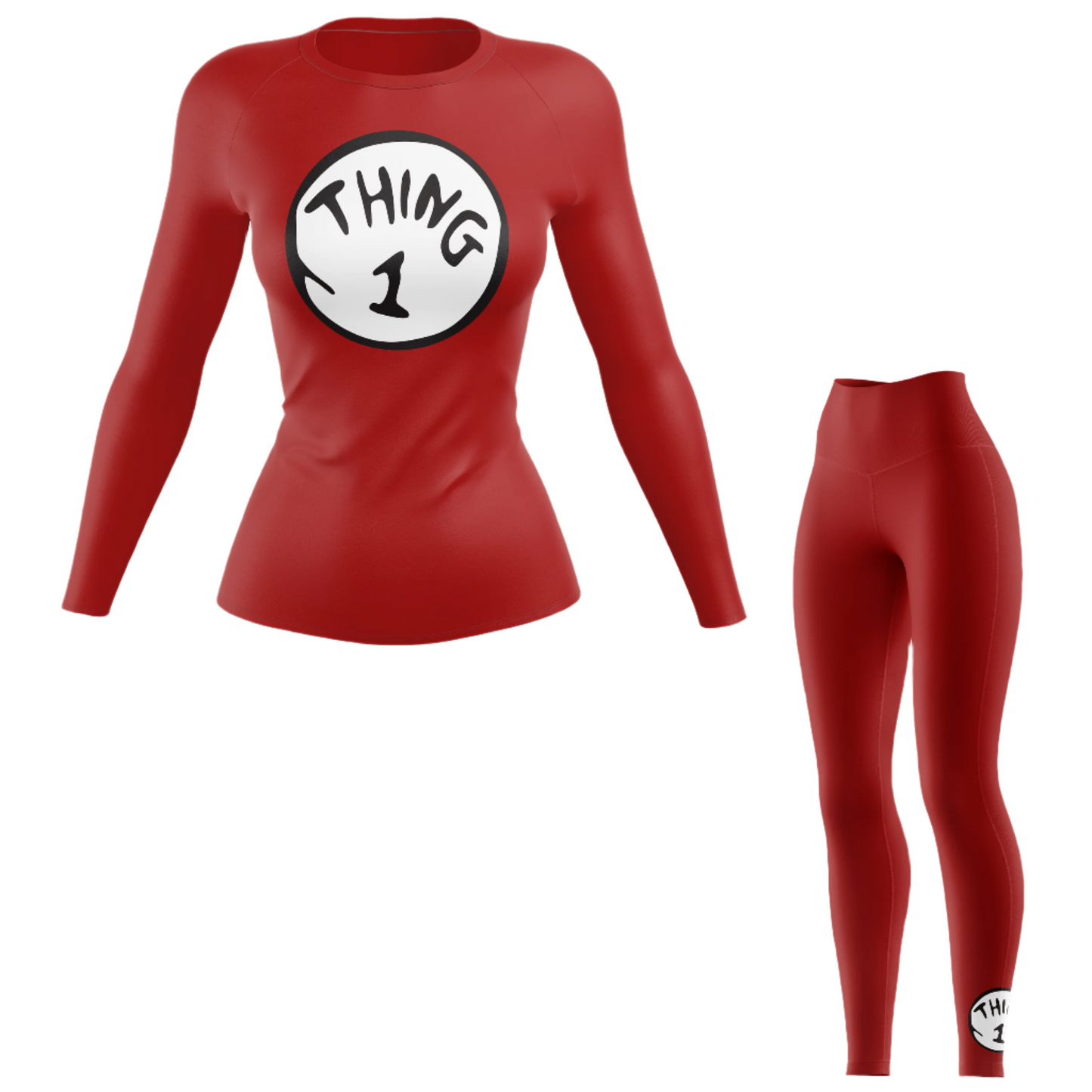 Thing 1 & Thing 2 Women's BJJ Rash Guard