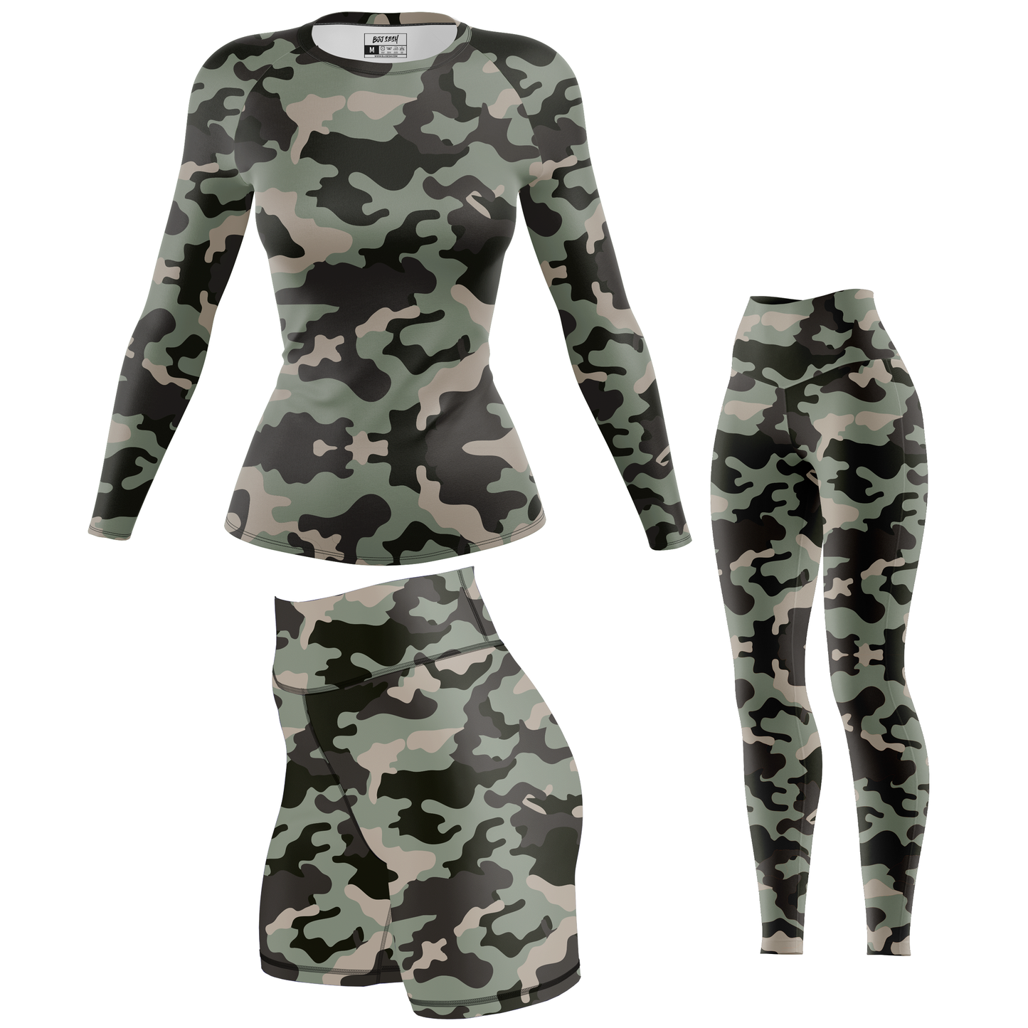 Camouflage Women’s BJJ Rash Guard
