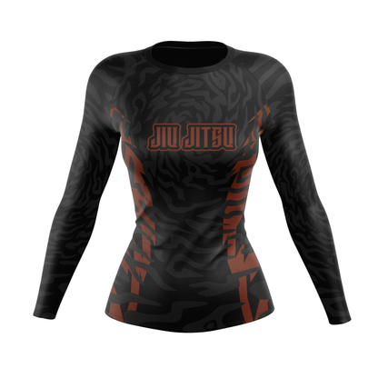 Jiu Jitsu Custom Ranked Women's BJJ Rash Guard