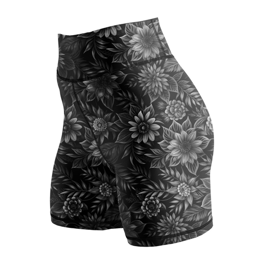 Botanical Bliss Women's BJJ Spats Shorts