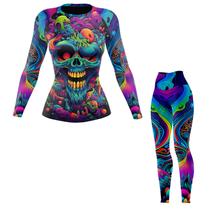 Psychedelic Lock Women's BJJ Rash Guard