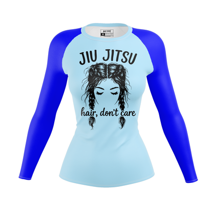 Jiu Jitsu Hair Don't Care Women's BJJ Rash Guard