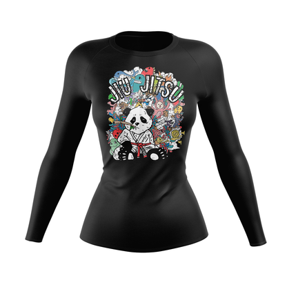 Panda Doodle Women’s BJJ Rash Guard