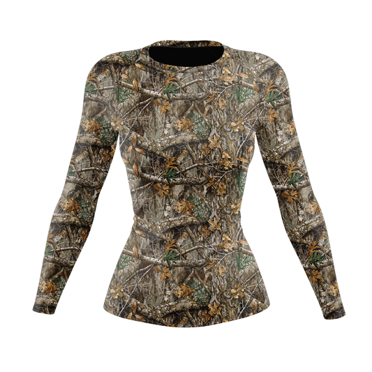 Camo Tree Women's BJJ Rash Guard
