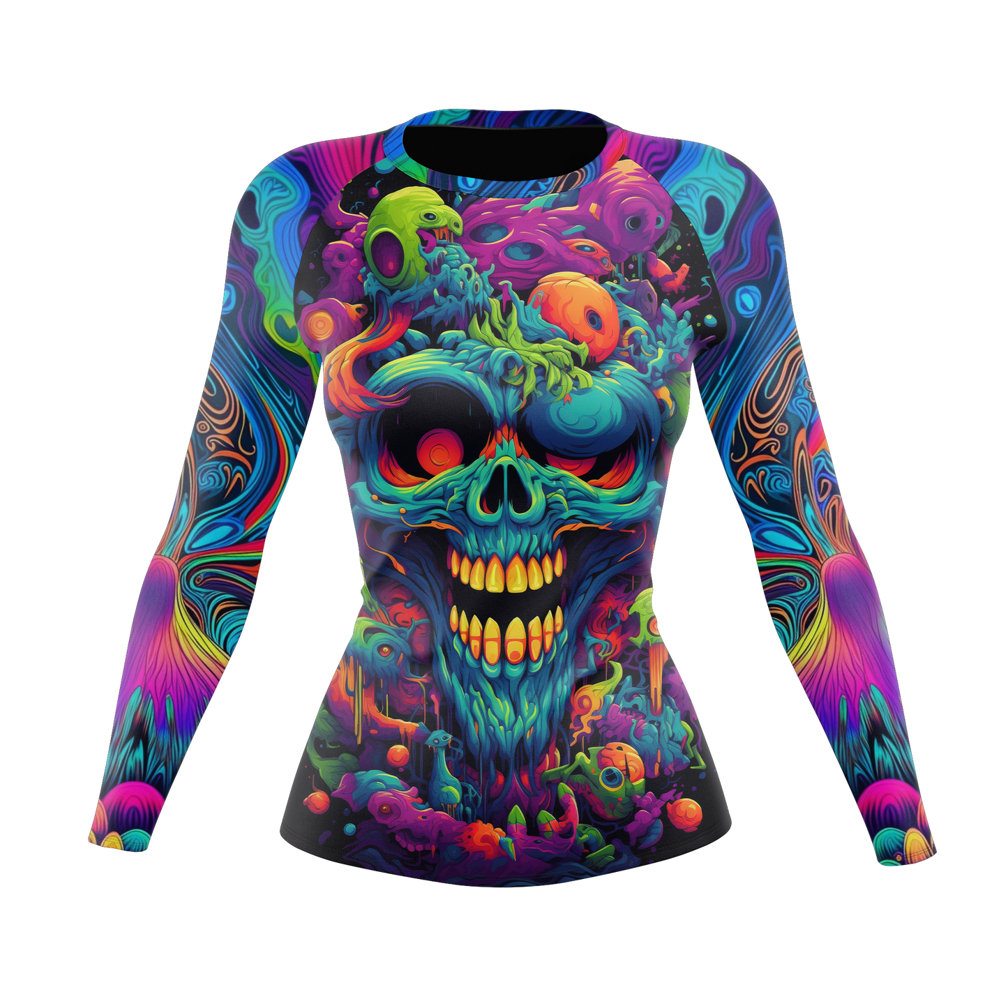 Psychedelic Lock Women's BJJ Rash Guard