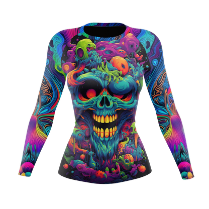 Psychedelic Lock Women's BJJ Rash Guard