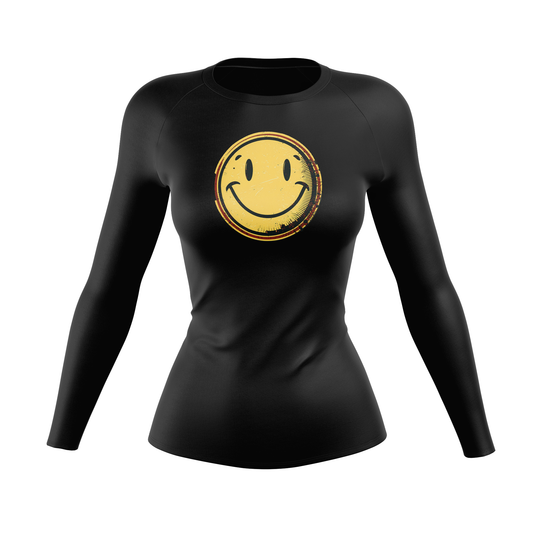 Smiley Women's BJJ Rash Guard