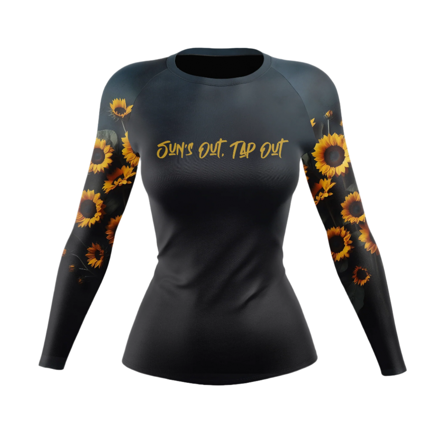 Sun's Out Tap Out BJJ Rash Guard