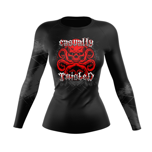 Casually Twisted Octopus Women's BJJ Rash Guard