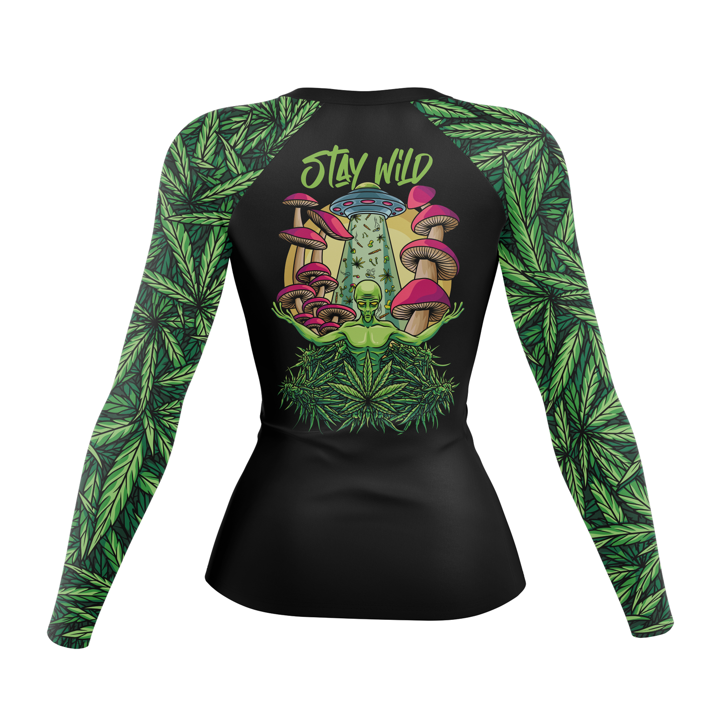 Galactic Mushroom Women's BJJ Rash Guard