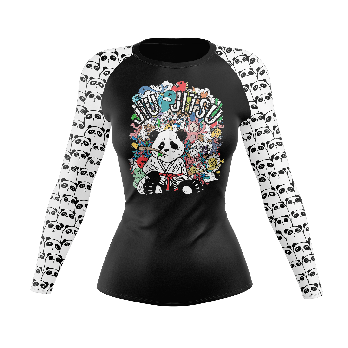 Panda Doodle Women’s BJJ Rash Guard