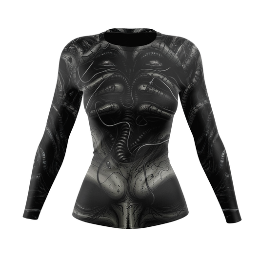 Alien Skeleton Women's BJJ Rash Guard