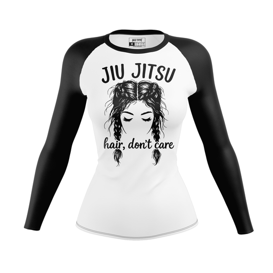 Jiu Jitsu Hair Don't Care Women's BJJ Rash Guard