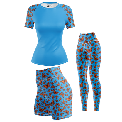 Monarch Wingspan Women's BJJ Rash Guard - Shortsleeve