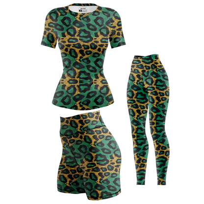 Savannah Leopard Women's BJJ Rash Guard - Shortsleeve